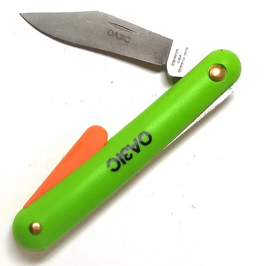 Нож садовый окулировочный 180 мм складной с пластиковым расщепителем (790108), Palisad