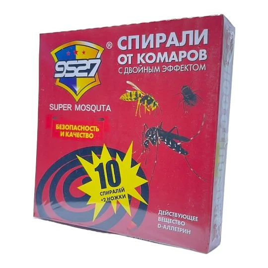 Спираль от комаров от мух и комаров, Super Mosquita