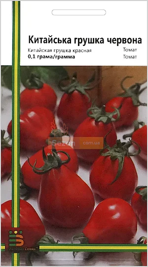 Томат Китайская грушка красная 0,1 г для переработки высокорослый среднеспелый, Империя Семян - Фото 2