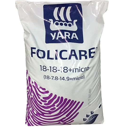 Удобрение Яра Фоликер 18-18-18 Комплекс 25 кг, YaraMila Cropcare