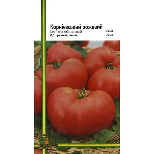 Томат Корнеевский розовый 0,1 г крупноплодный кустовой среднеспелый, Империя Семян