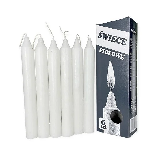 Свічка столова 6 шт в упаковці, Vins
