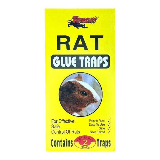 Липучка Tomcat от крыс и мышей желтая 2 ленты в упаковке
