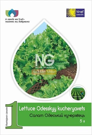 Салат Одесский кучерявец 5 г, Vinel' Seeds