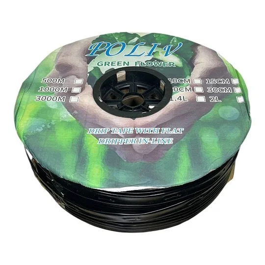 Капельная лента Green Flower 6 mil, 500 м, 10 см между капельницами