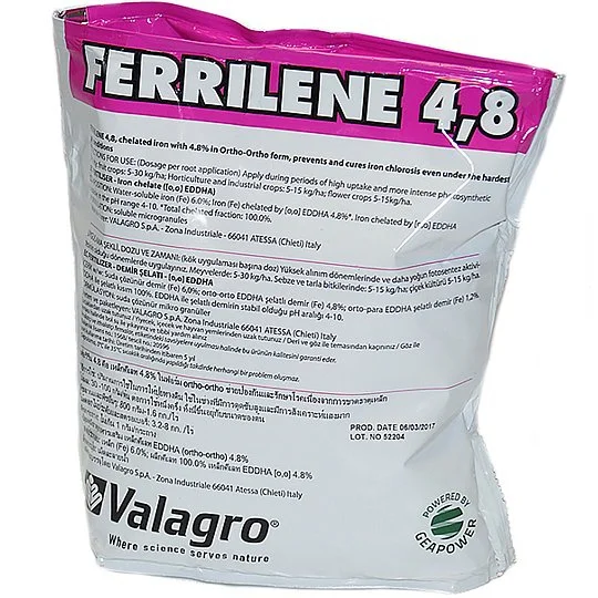Феррилен 1 кг хелат железа для листовой и корневой подкормки, Valagro