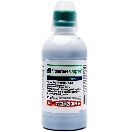 Ураган Форте 300 мл гербіцид суцільної дії, Syngenta