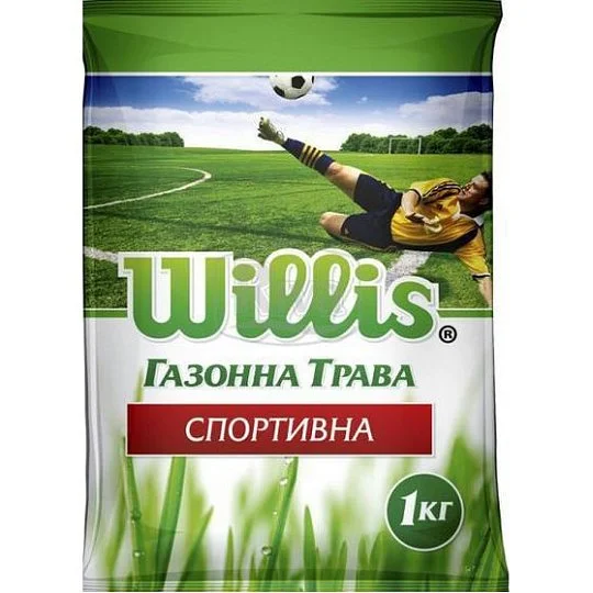Трава газонная Спортивная 1 кг, Willis