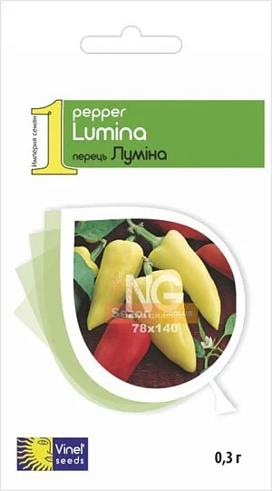 Перец Лумина 0,3 г среднеспелый, Vinel' Seeds