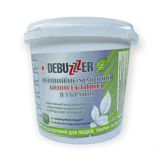 Діатоміт біоінсектицид від шкідників 1 л, Debuzzzer