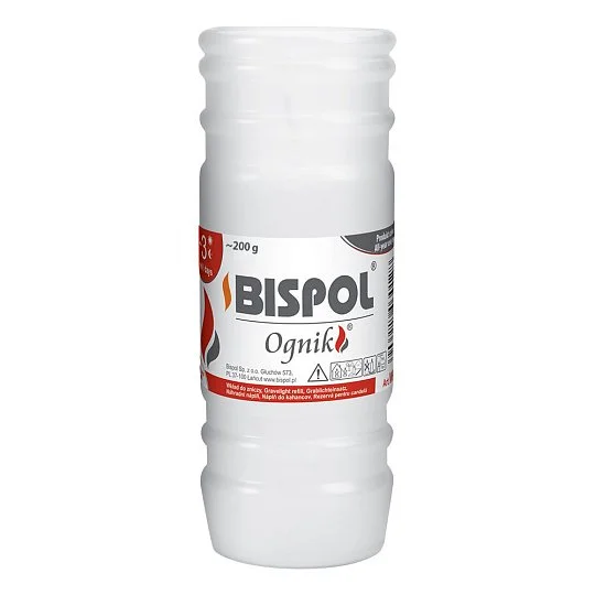 Свічка парафінова 3 дні горіння 145х55 мм WP3 Ognik запаска для лампадки, Bispol - Фото 2