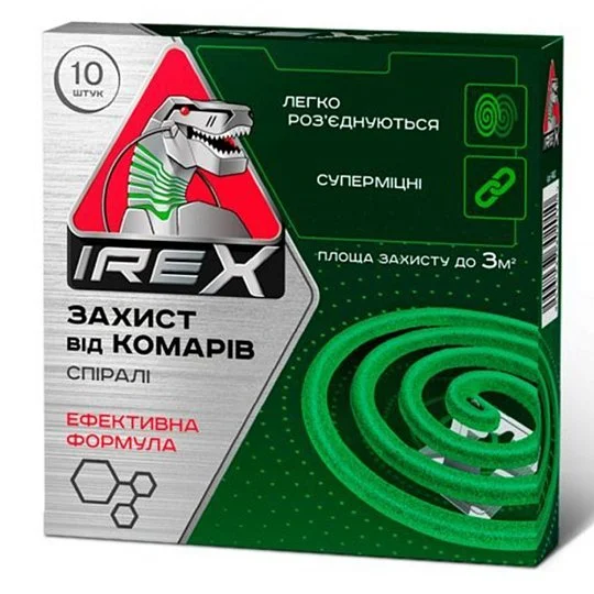 Спираль от комаров Irex 10 спиралей, Irex