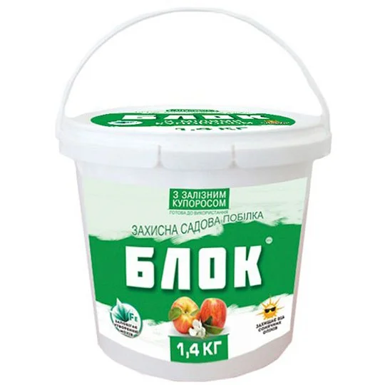 Садовая краска с железным купоросом 1,4 кг, Блок