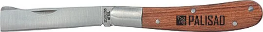 Нож садовый копулировочный 173 мм деревянная рукоятка (790028), Palisad