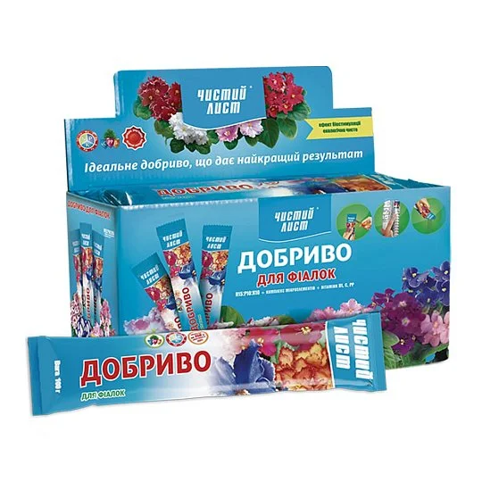 Удобрение Чистый лист 100 г для фиалок, Kvitofor