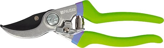 Секатор 200 мм с прямым резом и обрезиненными рукоятками (605578), Palisad