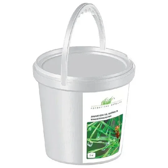 Добриво осіннє для туй, хвойних та вічнозелених рослин 5 кг мінеральне, Професійне насіння