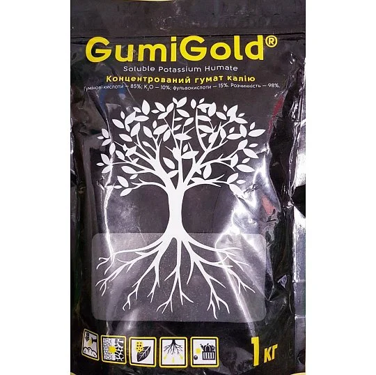 Гумі Голд 1 кг гумат калію, Кісон - Фото 2