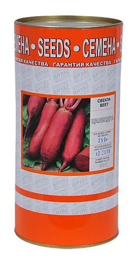 Буряк Циліндра 250 г столовий середньостиглий, ТМ Вітас