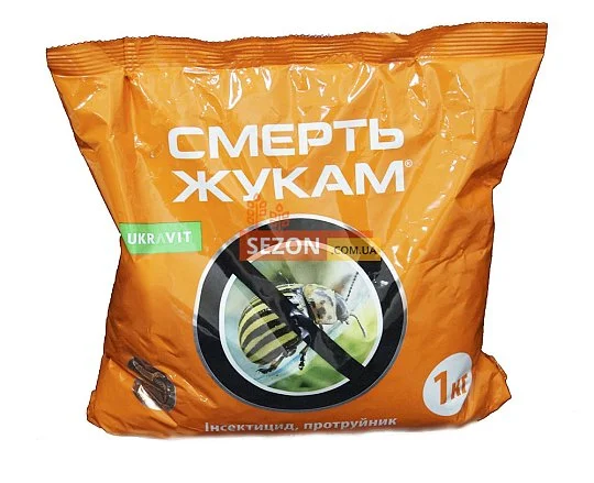 Смерть жукам 1 кг инсектицид контактно-кишечного действия, Укравит - Фото 2