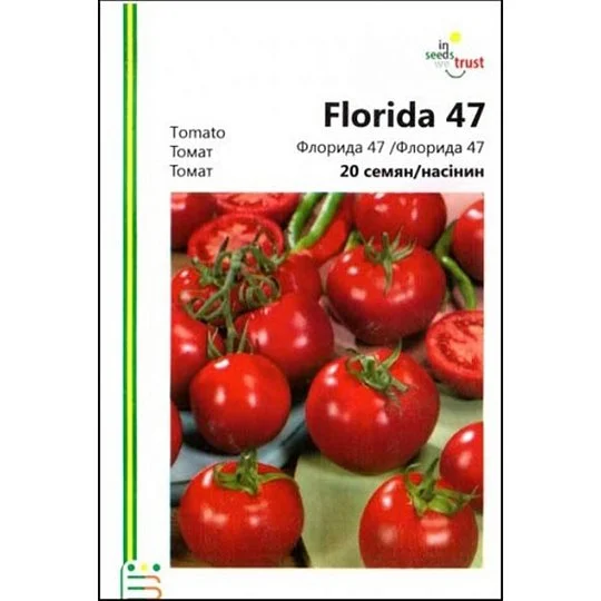 Томат Флорида 47 F1 крупноплодный кустовой 20 семян европакет, Империя Семян