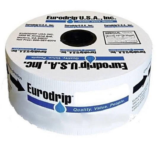 Крапельна стрічка Eurodrip 5 mil, 3300 м, 20 см між крапельницями
