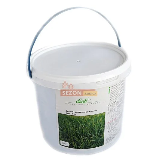 Добриво для газону №1 (весна-літо) 5 кг мінеральне комплексне, Професійне насіння - Фото 2