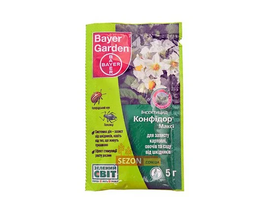 Конфідор Максі 5 г інсектицид системної дії, Bayer - Фото 2