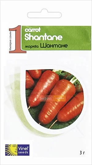 Морковь Шантане 3 г среднеспелая, Vinel' Seeds