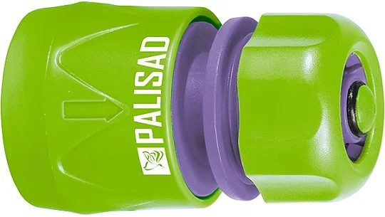 З'єднувач для шланга 1/2" швидкознімний з аквастопом (661408), Palisad
