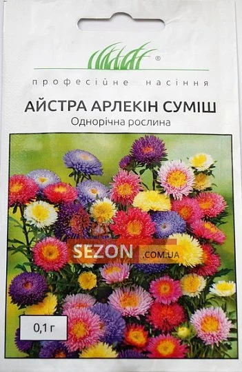 Астра китайська Арлекін 0,1 г суміш, Satimex - Фото 2