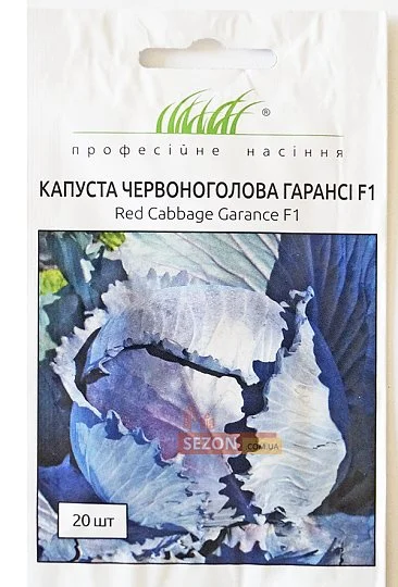 Капуста Гарансі F1 20 насіння червонокачанна пізня, Clause - Фото 3
