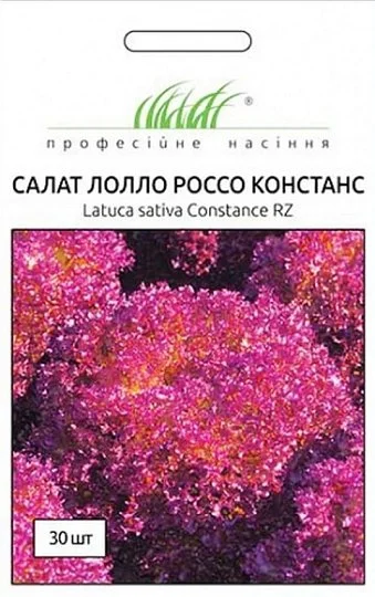 Салат Констанс 30 семян лолло россо красный, Rijk Zvaan