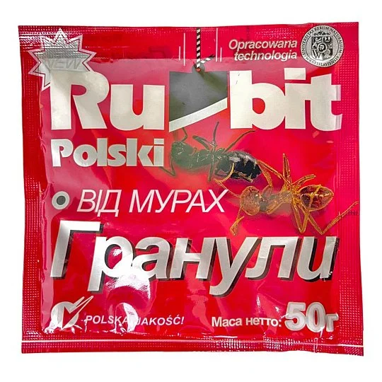 Гранулы от муравьев 50 г, Rubit polski