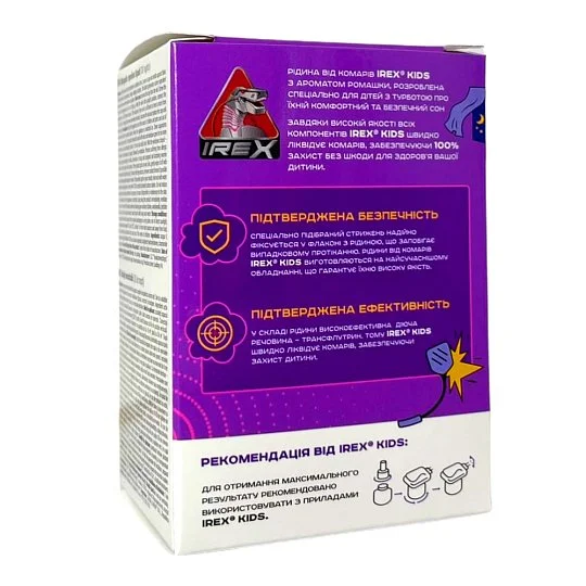 Жидкость от комаров 30 ночей для детей с запахом ромашки, Irex - Фото 3